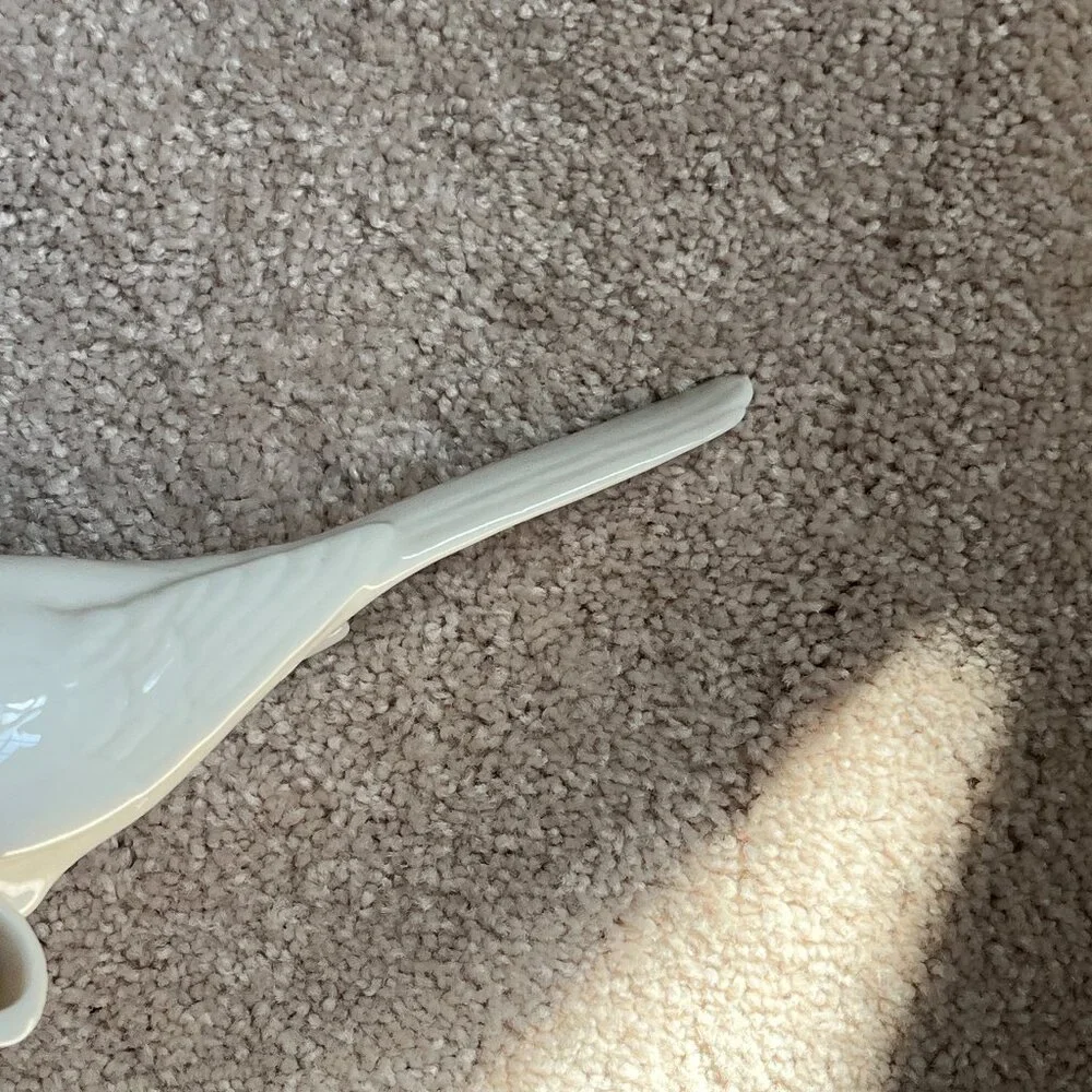 Lenox Cream Dove Bird Tree Flower Vase‎ ( (h/accent/x)